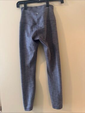 lululemon athletica Heather Gray High-Waist Leggings